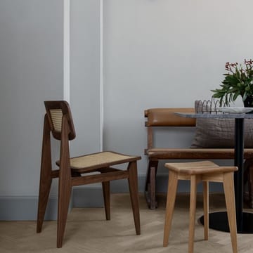 C-Chair stol - Oak oiled, naturflettet sete og rygg - GUBI