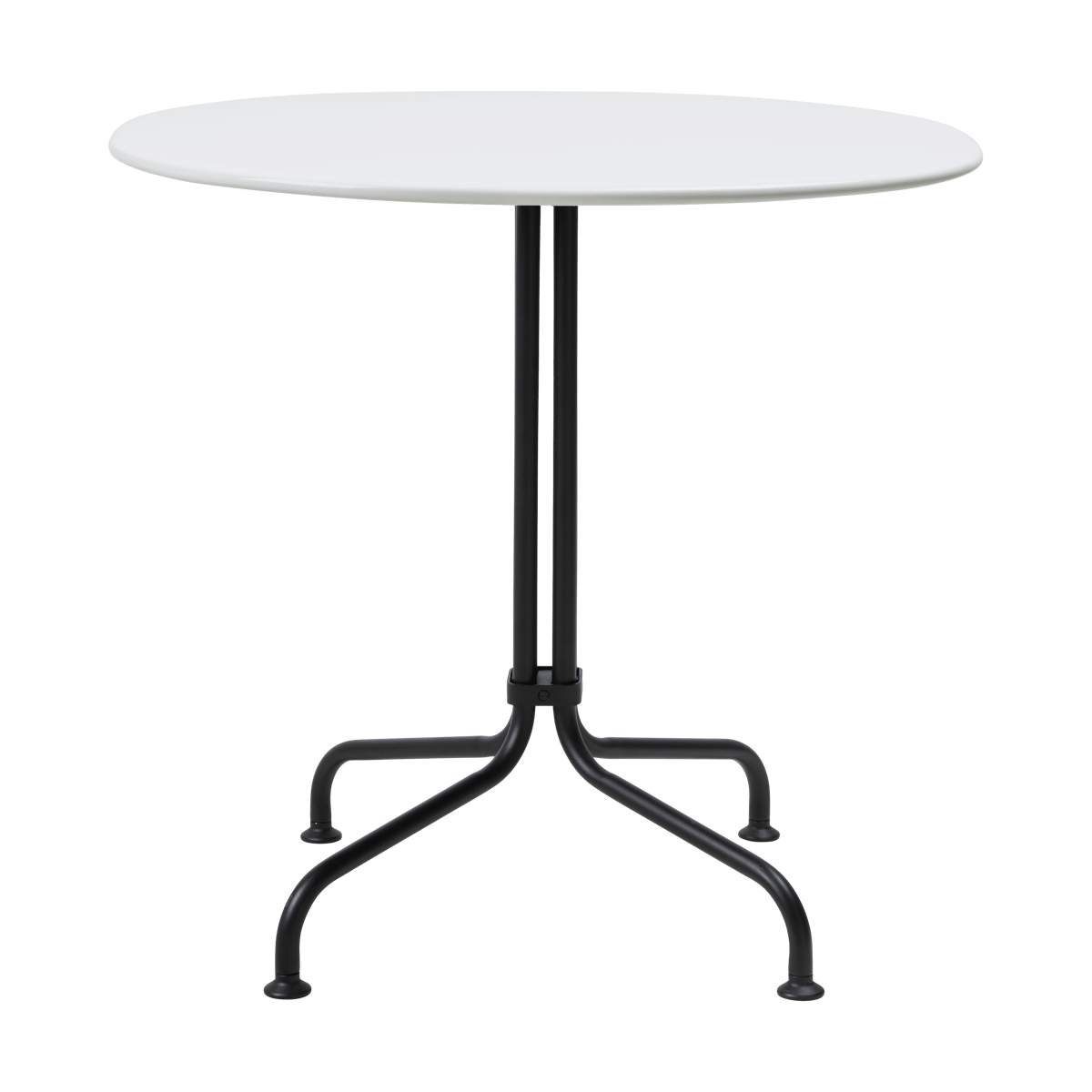 GUBI Carmel Bistro spisebord 75x75 cm Clam white-black semi matt