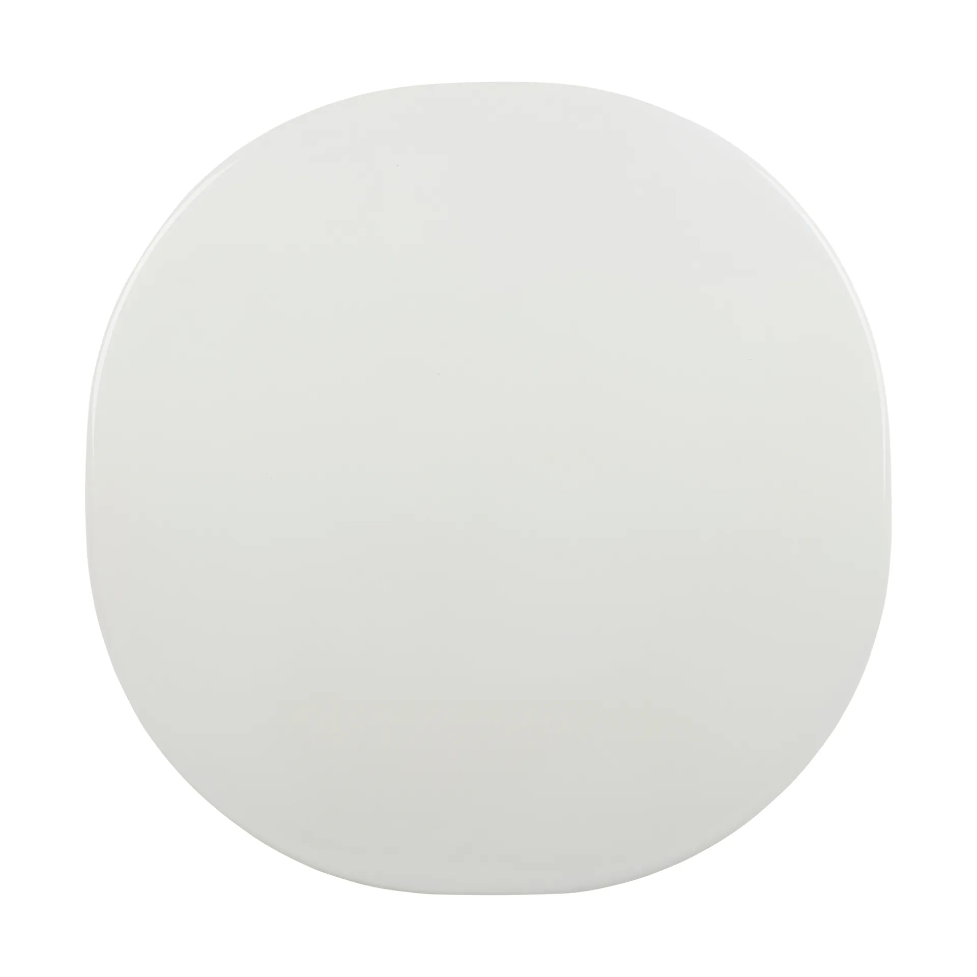 Carmel Bistro spisebord 75x75 cm, Clam white-black semi matt GUBI