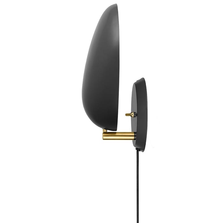 Cobra vegglampe, svart GUBI