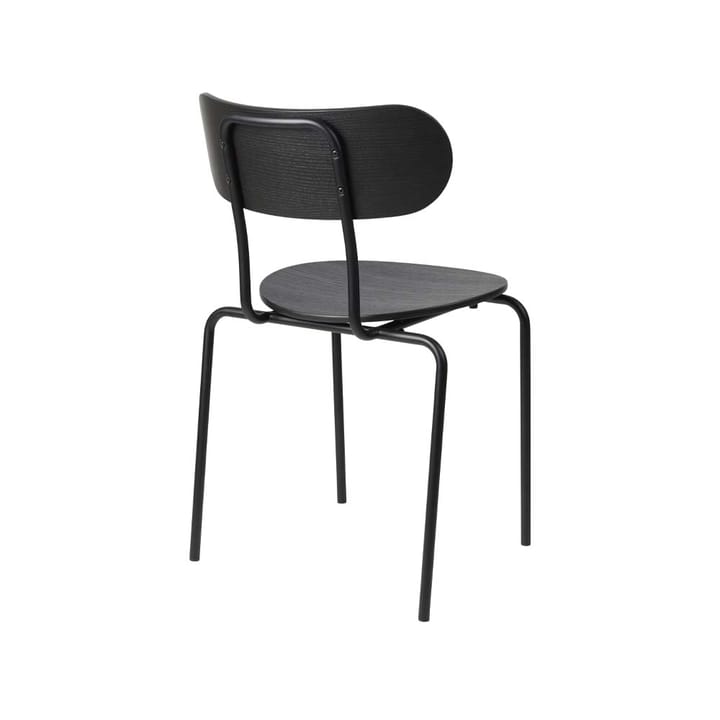 Coco stol - ask sortbeiset - Gubi