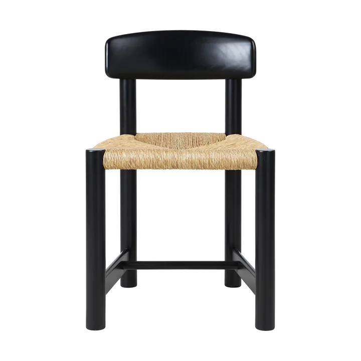 Daumiller Side Chair stol - Natural Rush-brown/black pine - GUBI