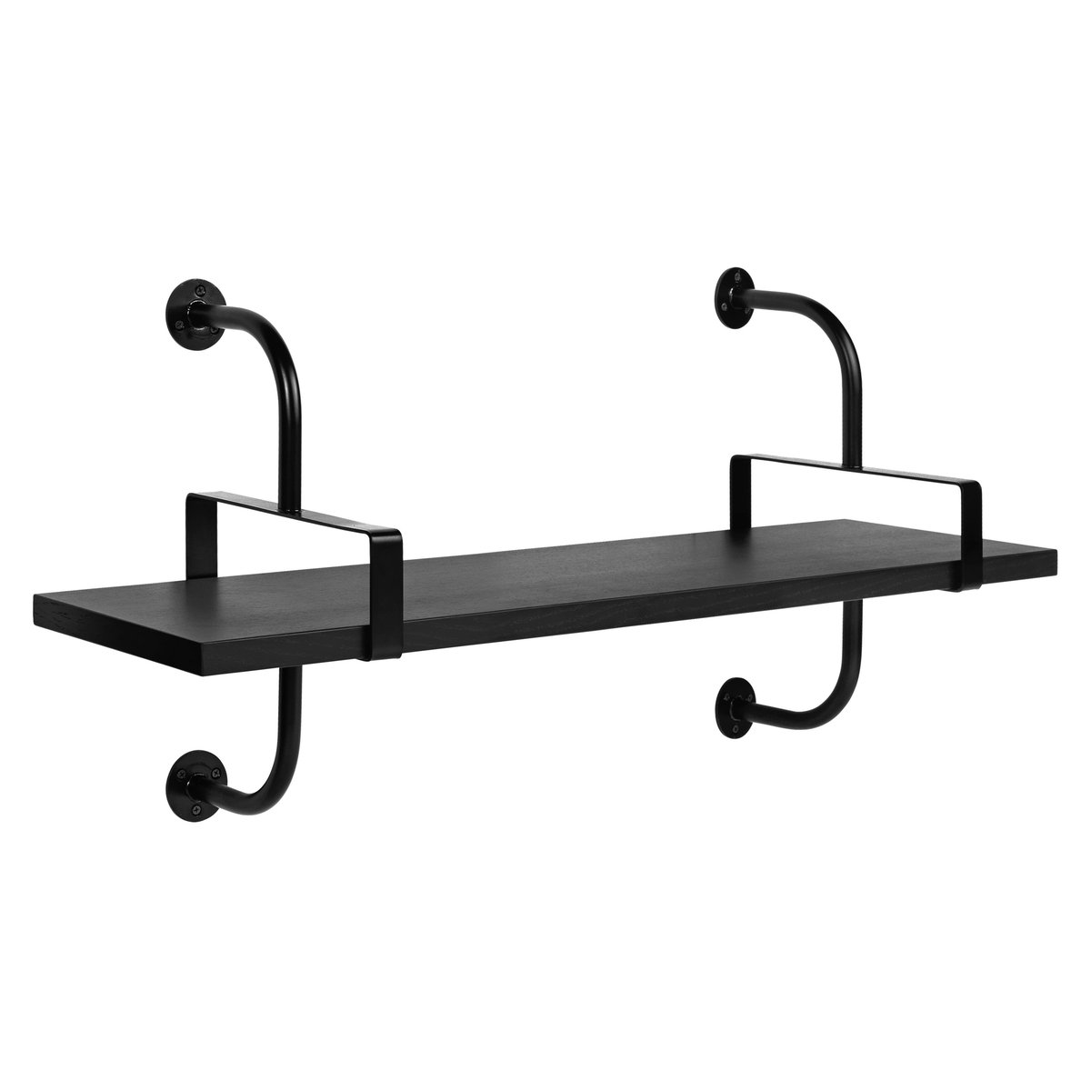 GUBI Démon hylle 1 hylleplan 95 cm Black stained ash