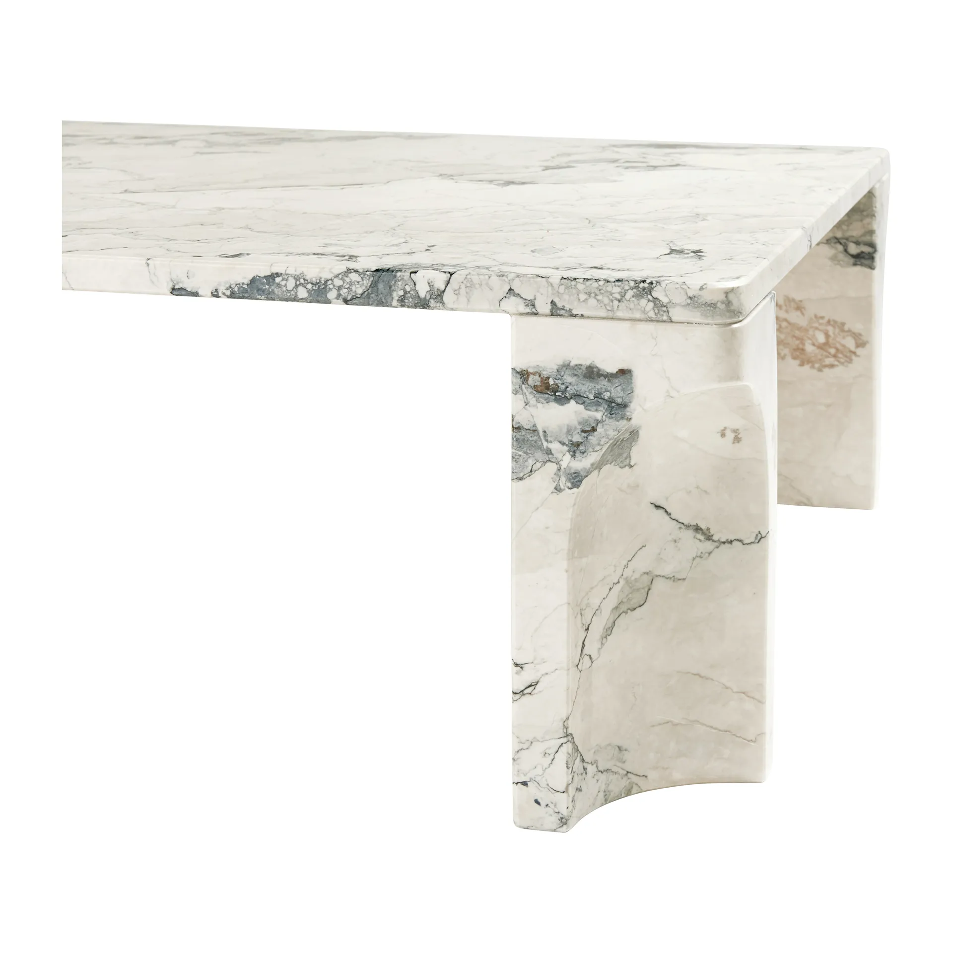 Doric salongbord 80 x 140 cm, Electric grey GUBI