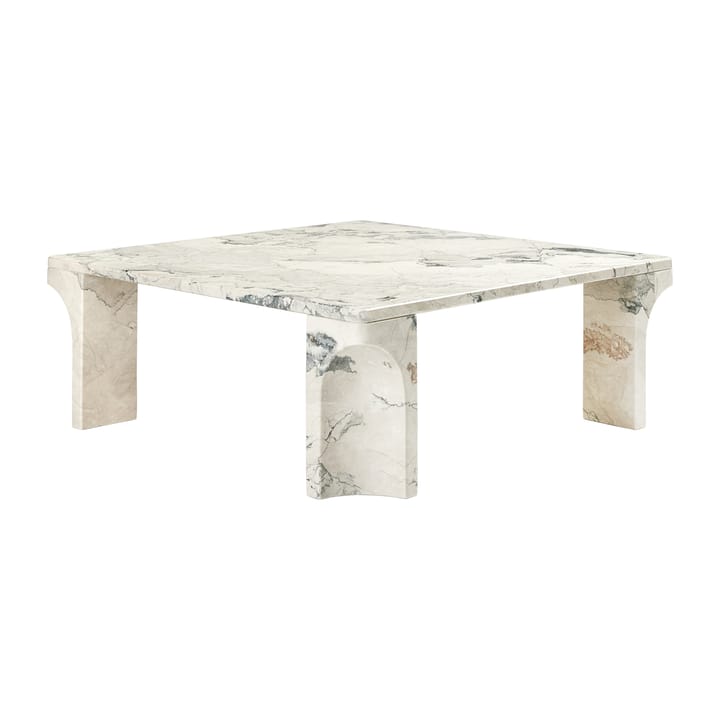 Doric salongbord 80 x 80 cm, Electric grey GUBI