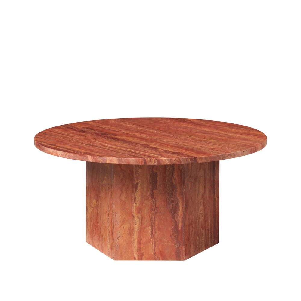 Bilde av GUBI Epic sofabord Red Ø 80