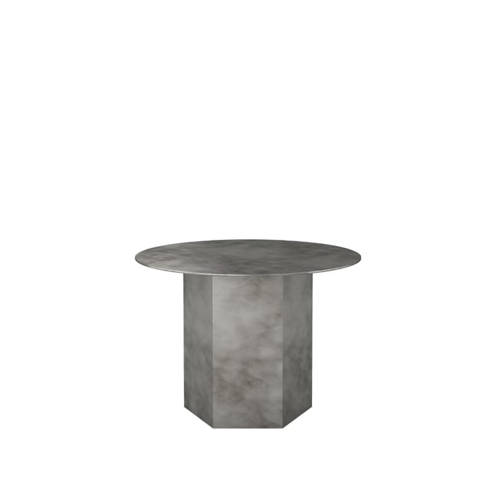Epic Steel sofabord - Misty grey, �Ø 60 cm - GUBI