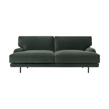 Flaneur 2-seters sofa - Asator 0984-matt svart, 2-seter - GUBI