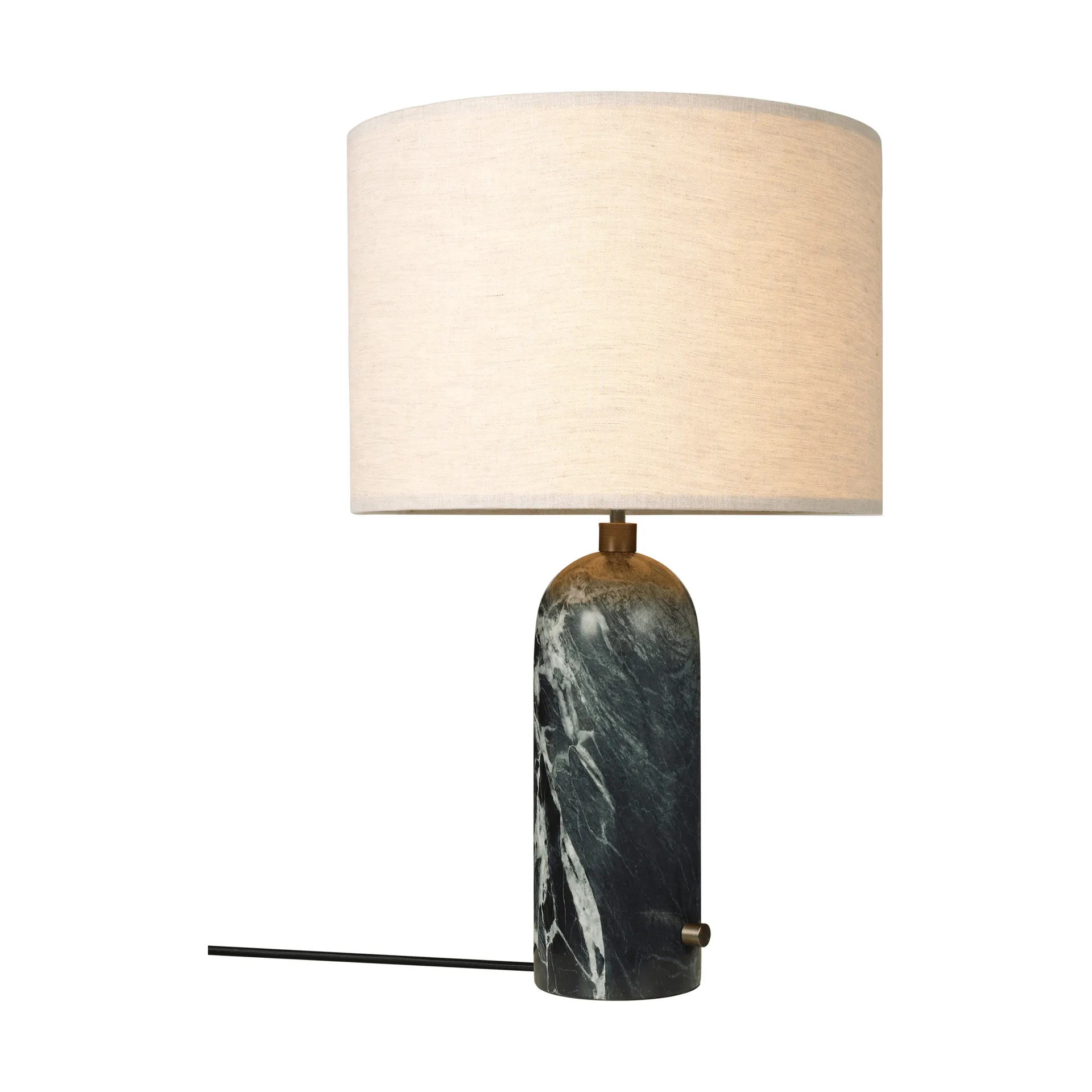 Grahvity L bordlampe, Emerald marble-canvas GUBI