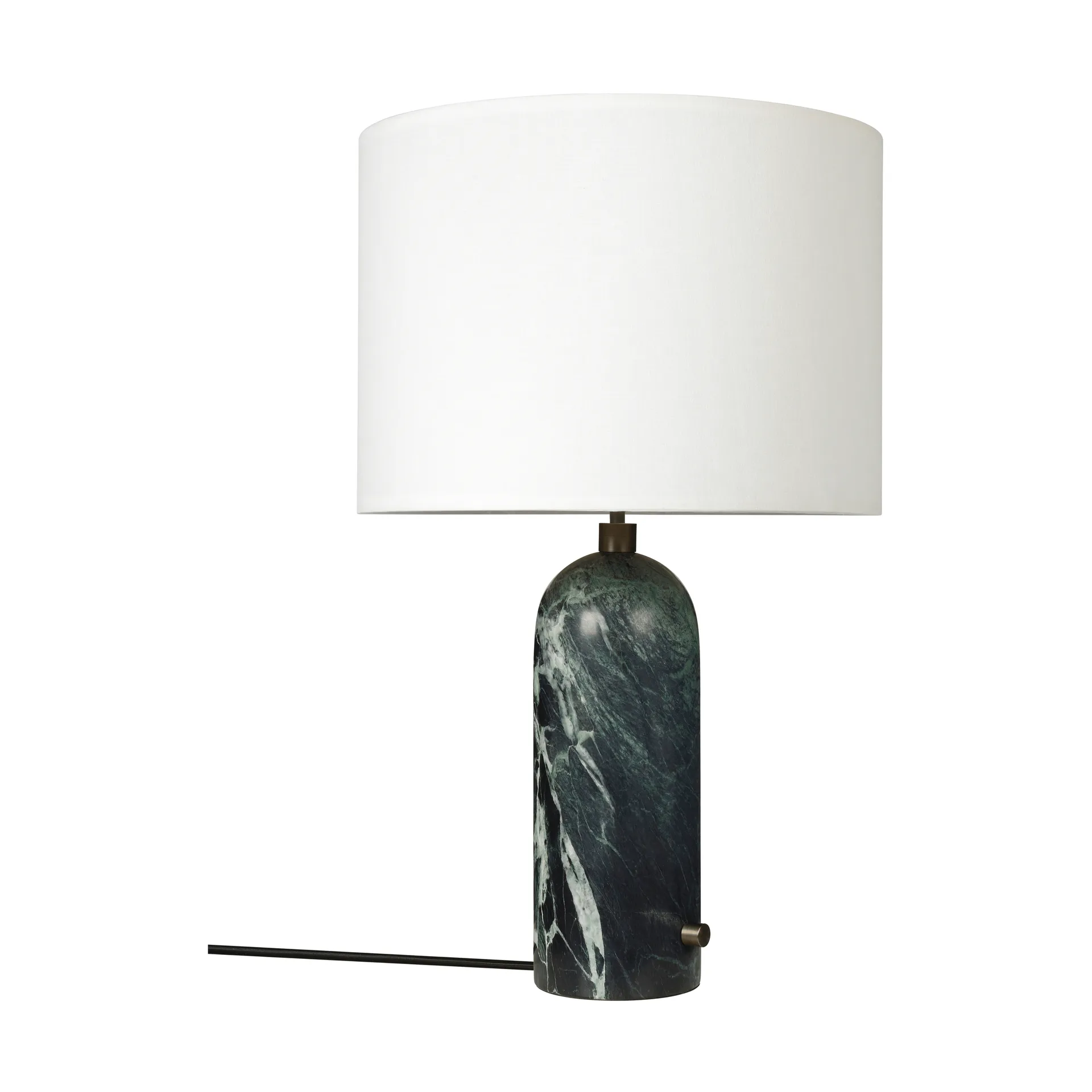 Grahvity L bordlampe, Emerald marble-white GUBI