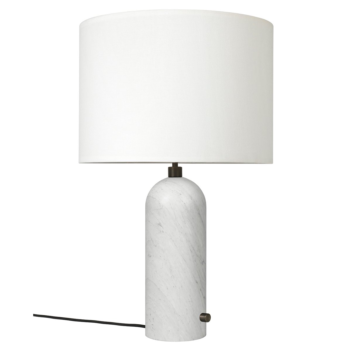Bilde av GUBI Grahvity L bordlampe Hvit marmor-hvit