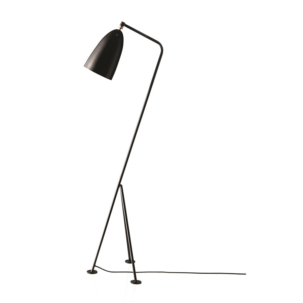 Bilde av GUBI Gräshoppa golvlampa svart