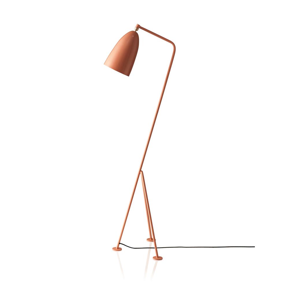 Bilde av GUBI Gräshoppa golvlampa vintage rød