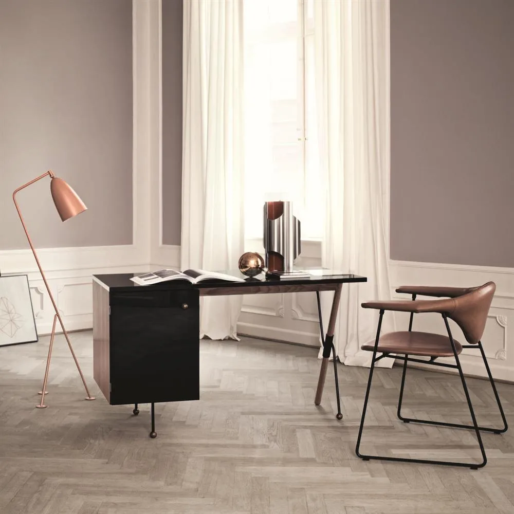 Gräshoppa golvlampa, vintage rød GUBI