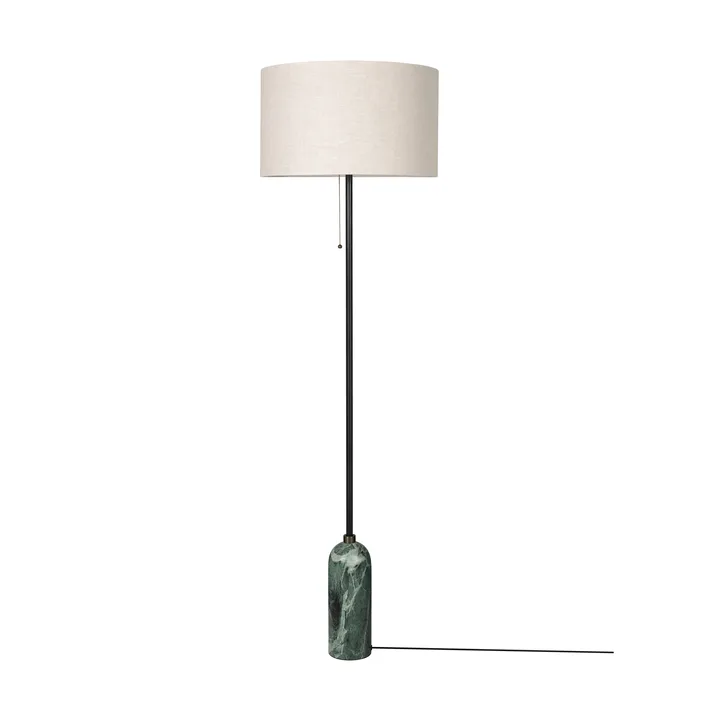 Gravity gulvlampe  - Emerald marble-canvas - GUBI