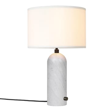 Gravity S bordlampe - Hvit marmor-hvit - GUBI