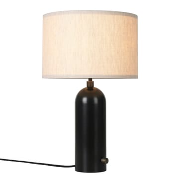 Gravity S bordlampe - Svart-canvase - GUBI