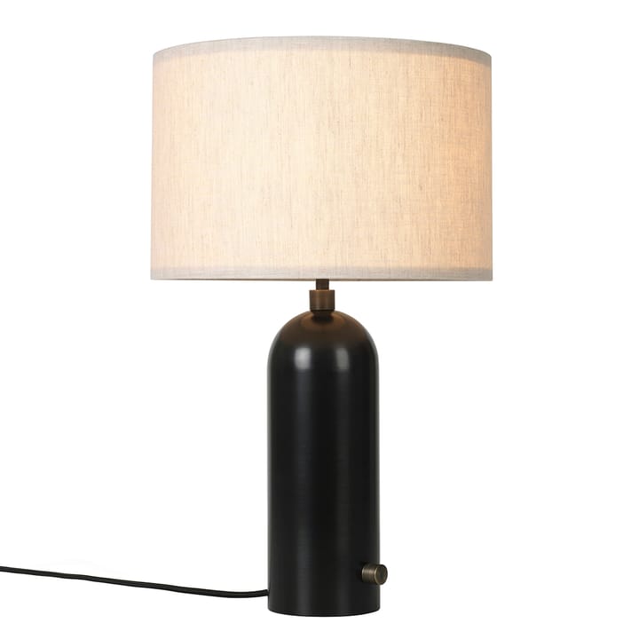 Gravity S bordlampe - Svart-canvase - GUBI