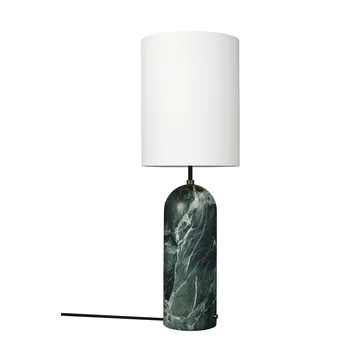 Gravity XL gulvlampe - Emerald marble-white - GUBI
