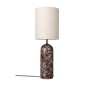 Gravity XL gulvlampe - Maroon marble-canvas - GUBI