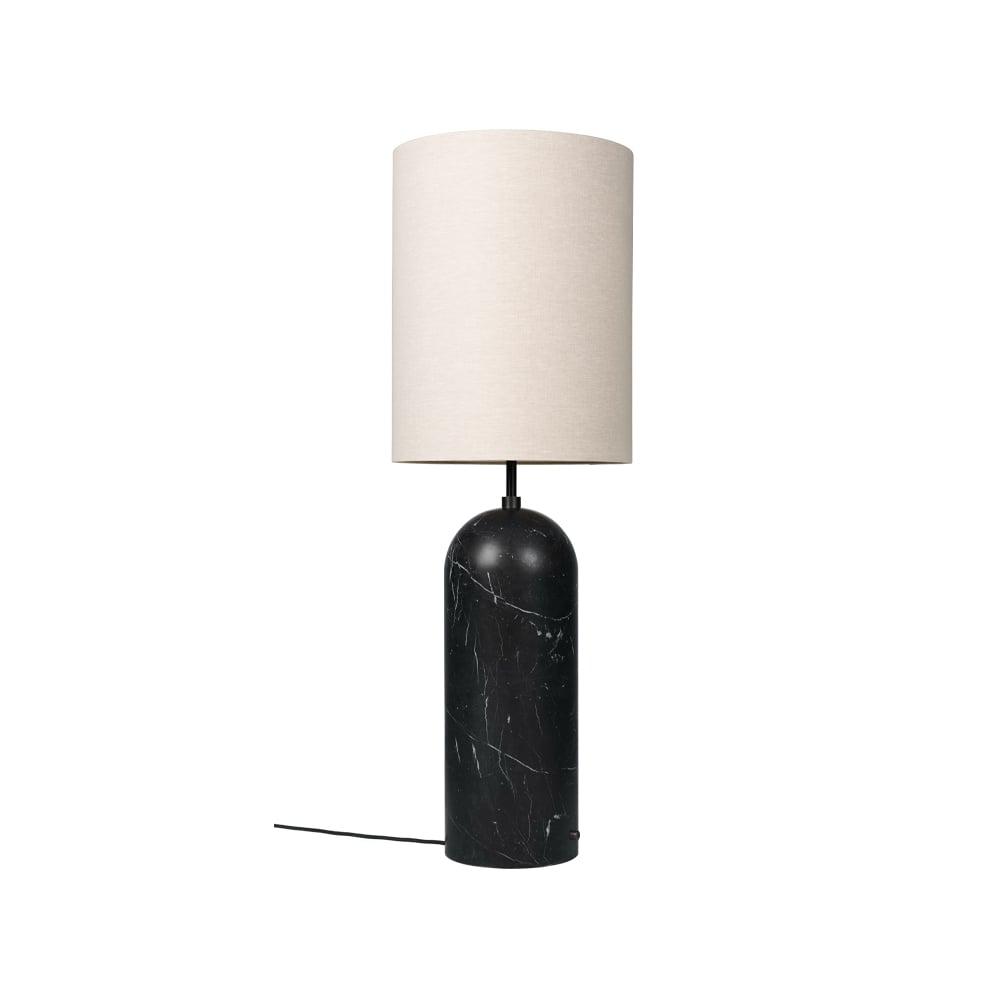Bilde av Gravity Floor Lamp XL High Canvas / Black Marble