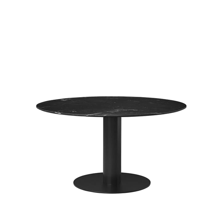 Gubi 2.0 spisebord - marble black, Ø 130 cm, sort stativ - GUBI