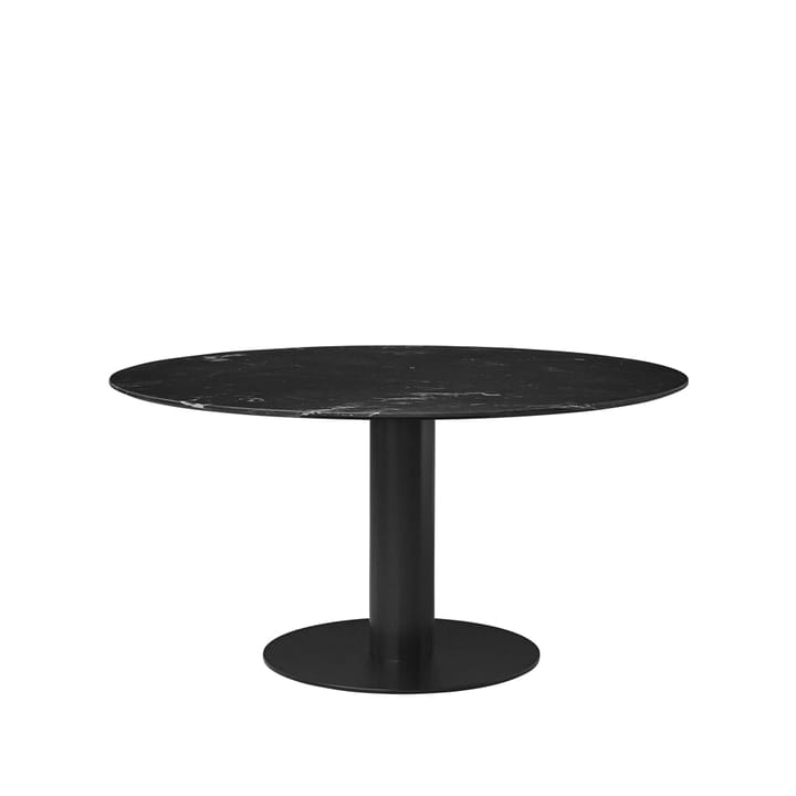 Gubi 2.0 spisebord - marble black, Ø 150 cm, sort stativ - GUBI