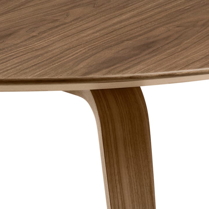 Gubi rundt spisebord - american walnut - GUBI