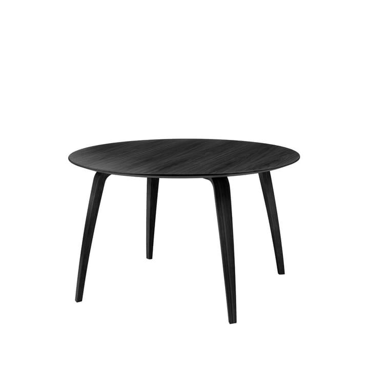 Gubi rundt spisebord - Black stained ash - GUBI