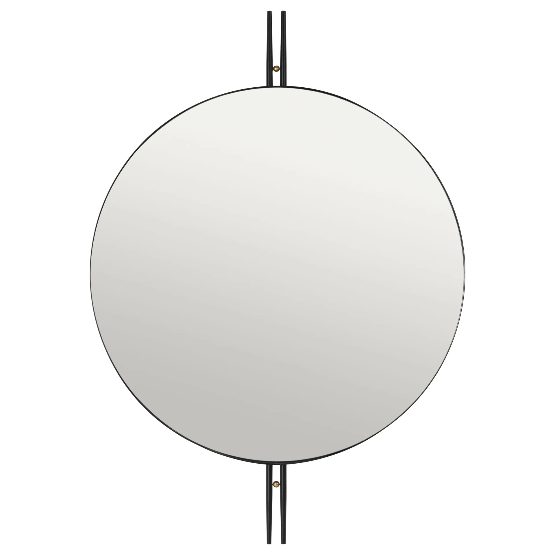 IOI veggspeil Ø80 cm, Svart GUBI