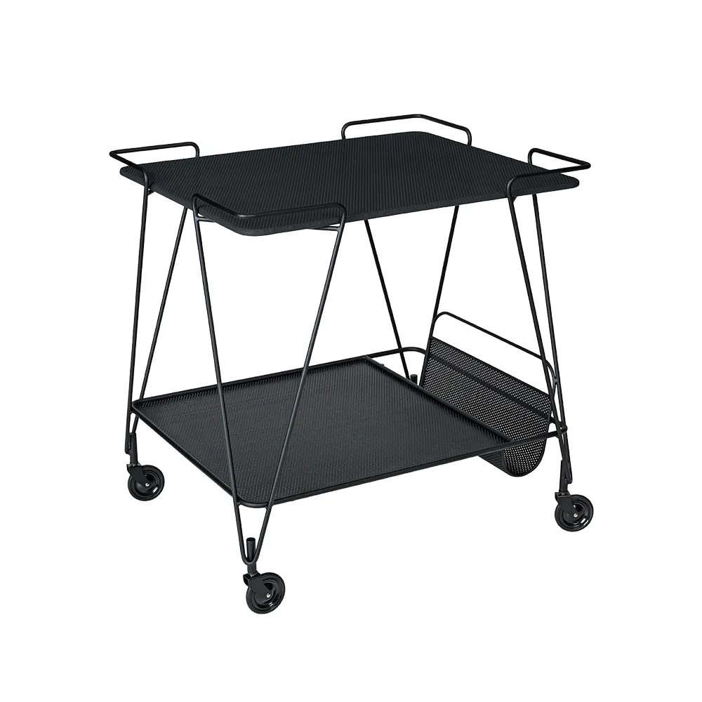 Matégot Trolley rullevogn, black GUBI