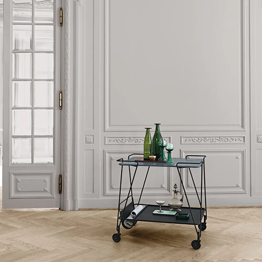 Matégot Trolley rullevogn, black GUBI
