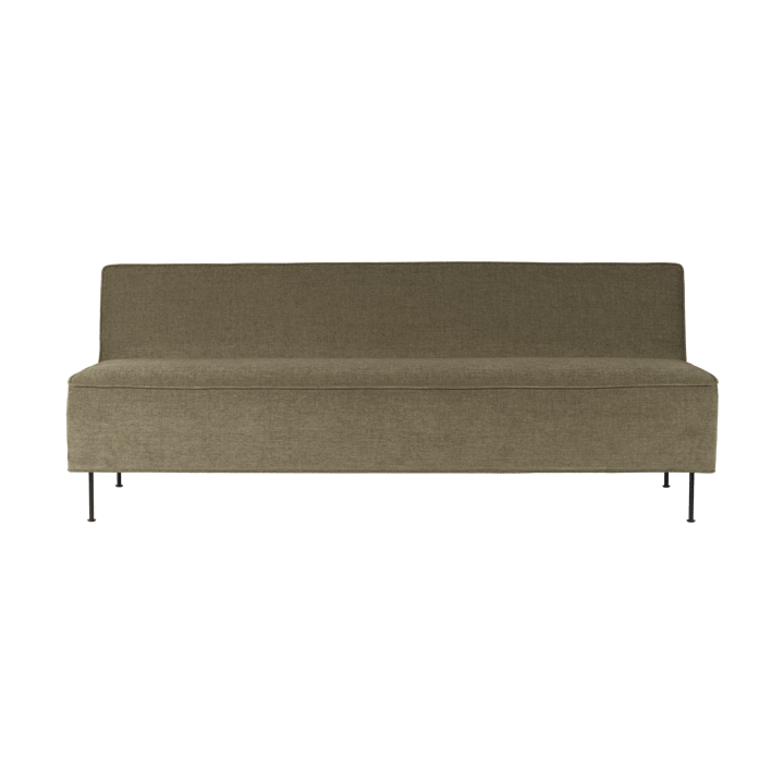 Modern Line sofa 180 x 83 x 70 cm - Belsuede special FR 002 – black - GUBI