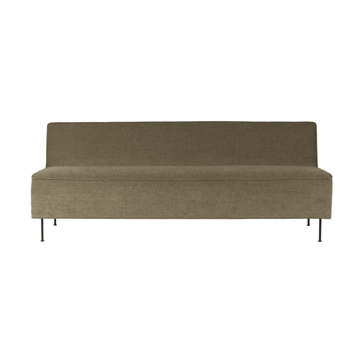 Modern Line sofa 180 x 83 x 70 cm - Belsuede special FR 002 – black - Gubi