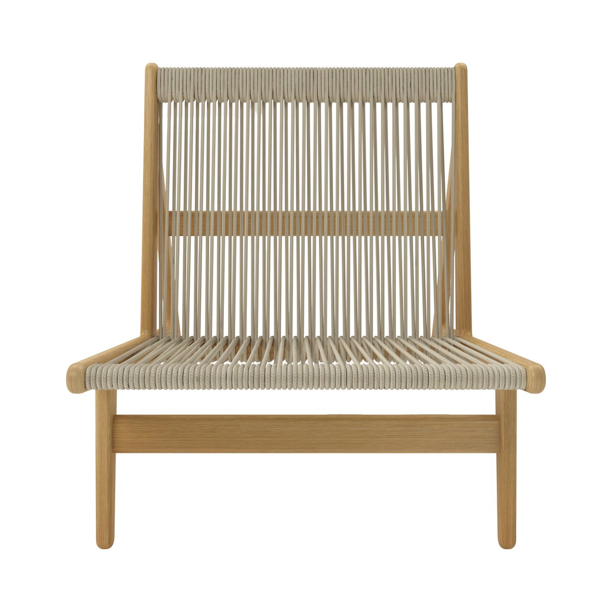 GUBI MR01 Initial Chair stol Oljet eik | Skandinavisk Design | Lenestoler & Fotskamler | Beige