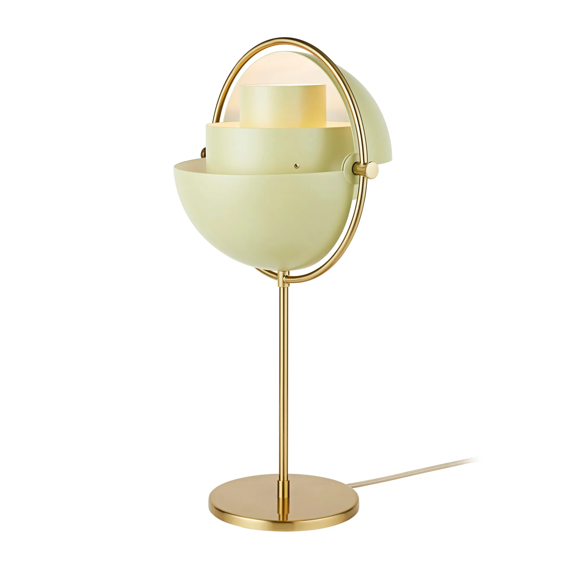 Multi-Lite bordlampe, Brass-desert sage GUBI