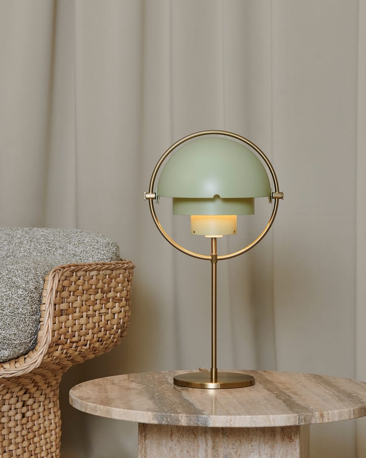 Multi-Lite bordlampe, Brass-desert sage GUBI