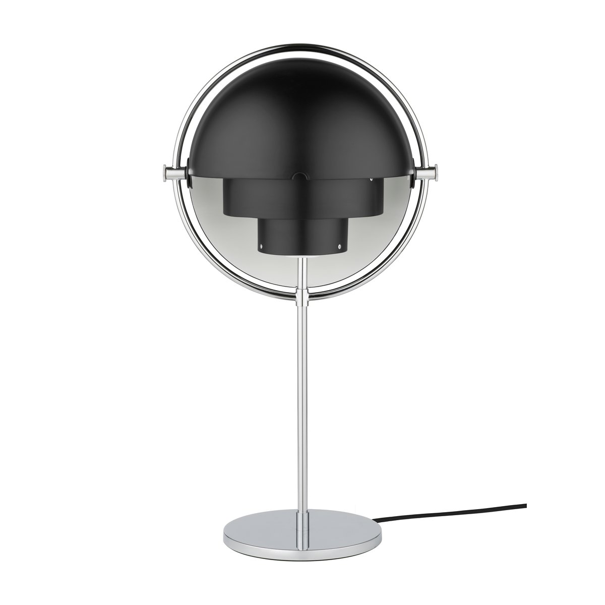 Bilde av GUBI Multi-Lite bordlampe Krom-svart