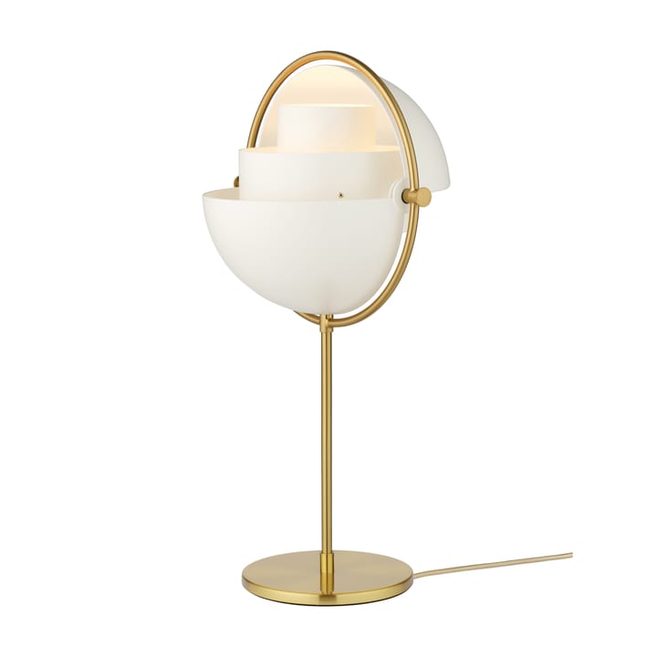 Multi-Lite bordlampe, Messing-hvit GUBI