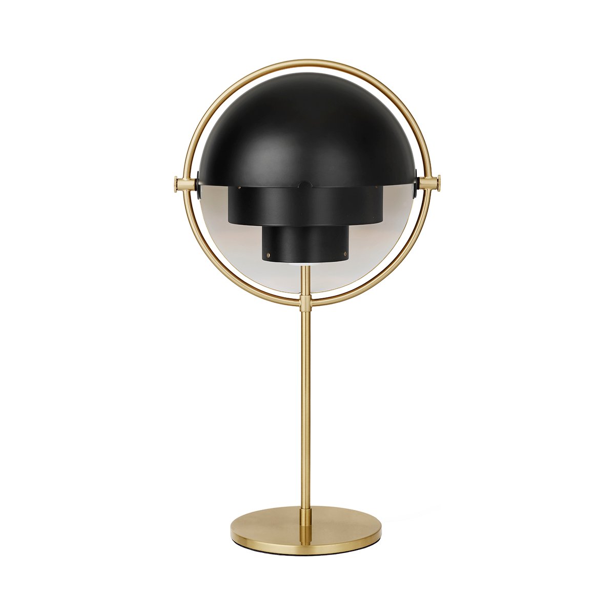 Bilde av GUBI Multi-Lite bordlampe Messing-svart