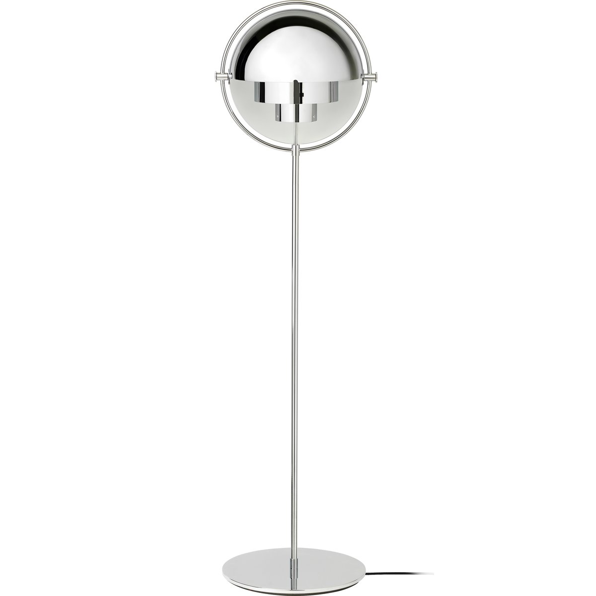 Bilde av GUBI Multi-Lite gulvlampe Krom-krom