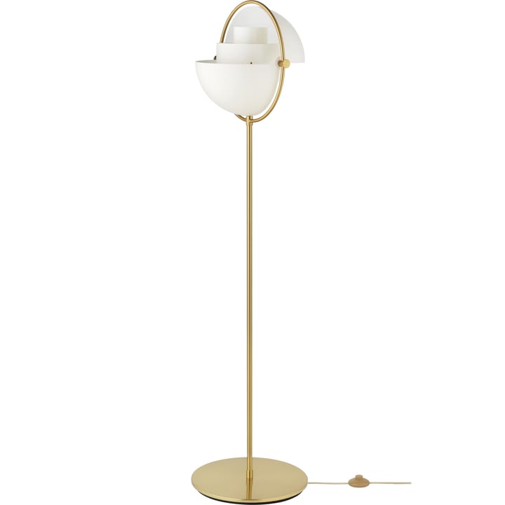 Multi-Lite gulvlampe, Messing-hvit GUBI