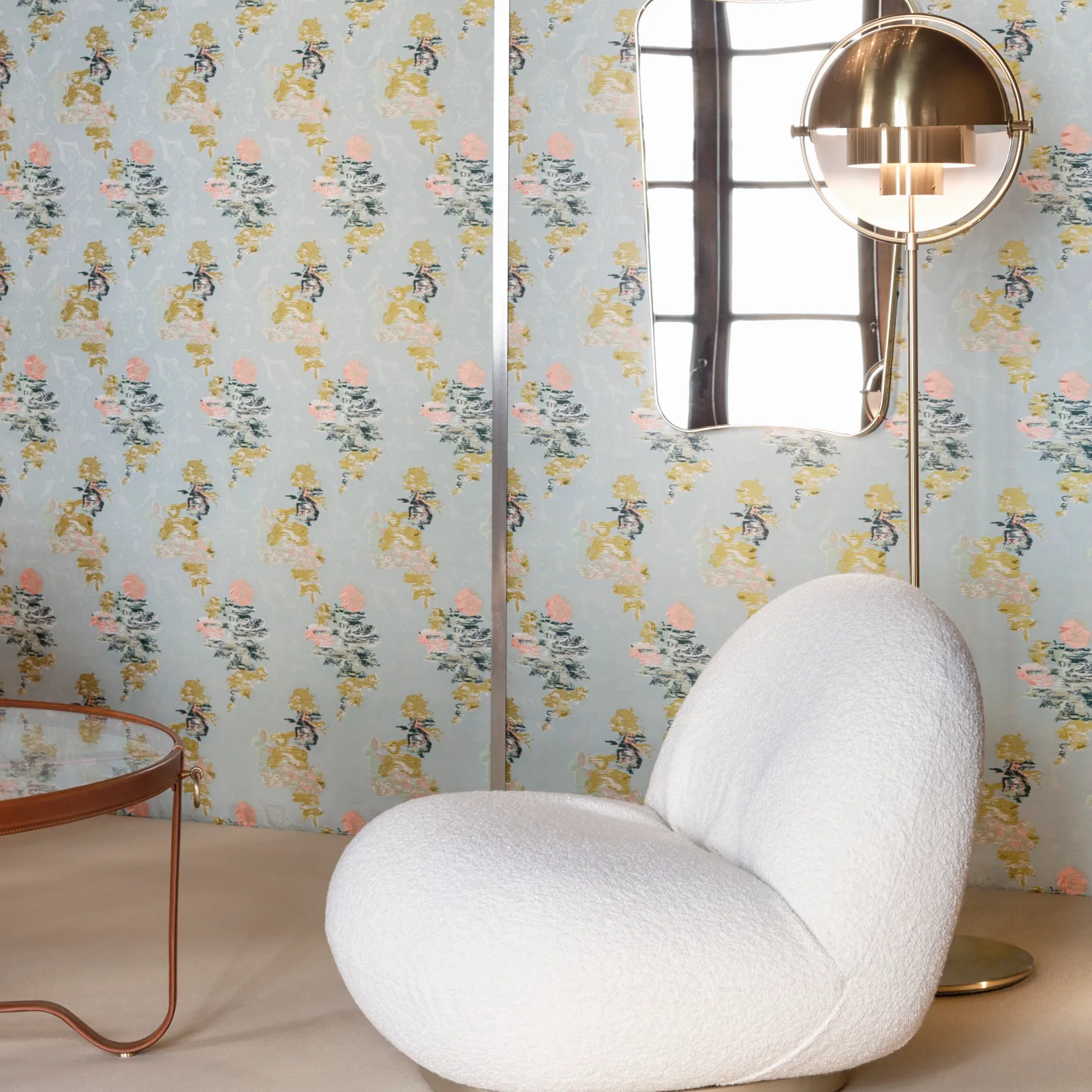 Multi-Lite gulvlampe, Messing-messing GUBI