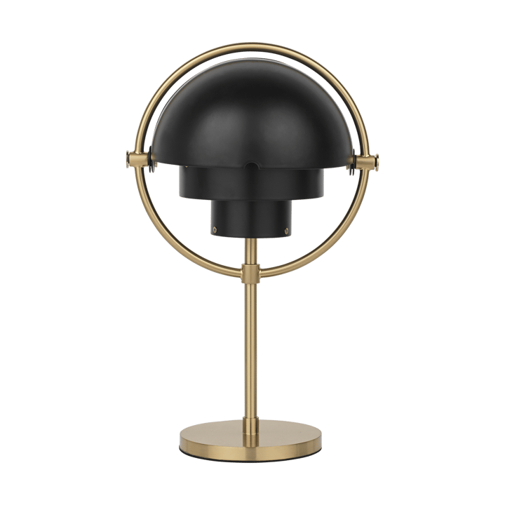 Multi-Lite portabel lampe - Black semi matt – brass - Gubi