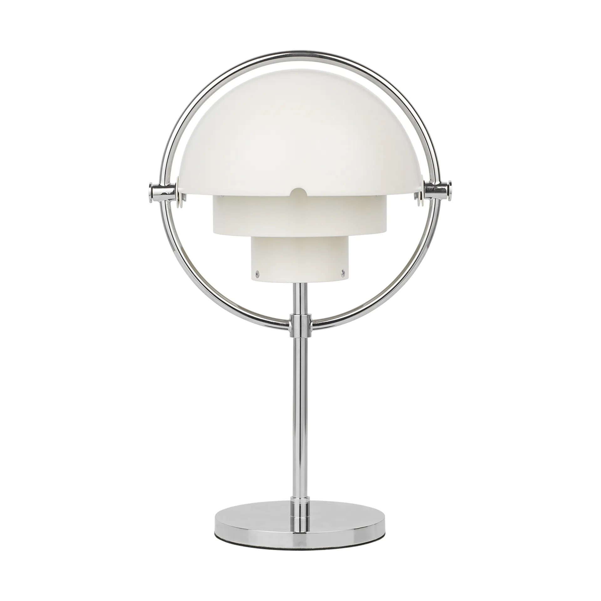 Multi-Lite portabel lampe, White semi matt-chrome GUBI