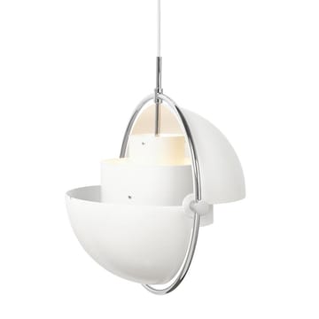 Multi-Lite taklampe - krom-hvit - GUBI