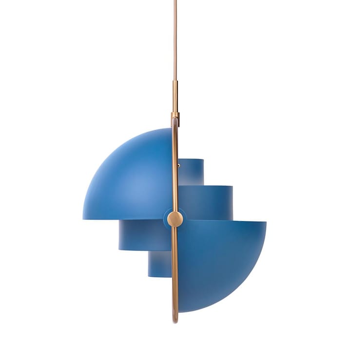 Multi-Lite taklampe, messing-blå GUBI