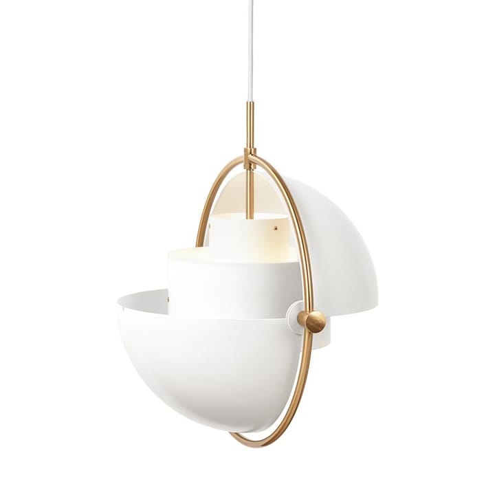 Multi-Lite taklampe, messing-hvit GUBI
