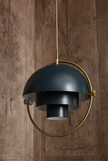Multi-Lite taklampe - messing-kullsort - Gubi