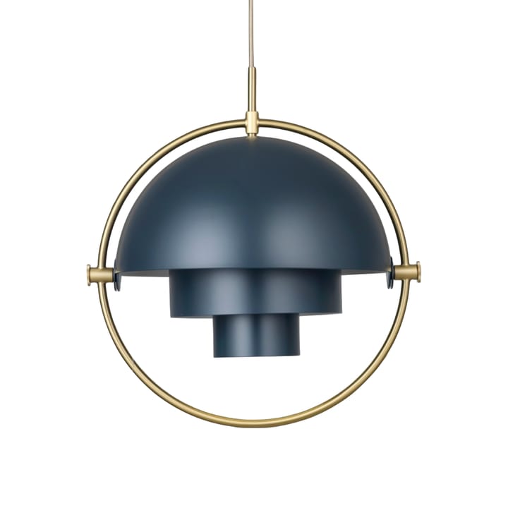 Multi-Lite taklampe - Midnight Blue-messing - GUBI